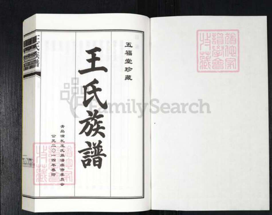 山东省青岛市平度市南村镇王氏五福堂族谱-王氏族谱.pdf电子版预览图1