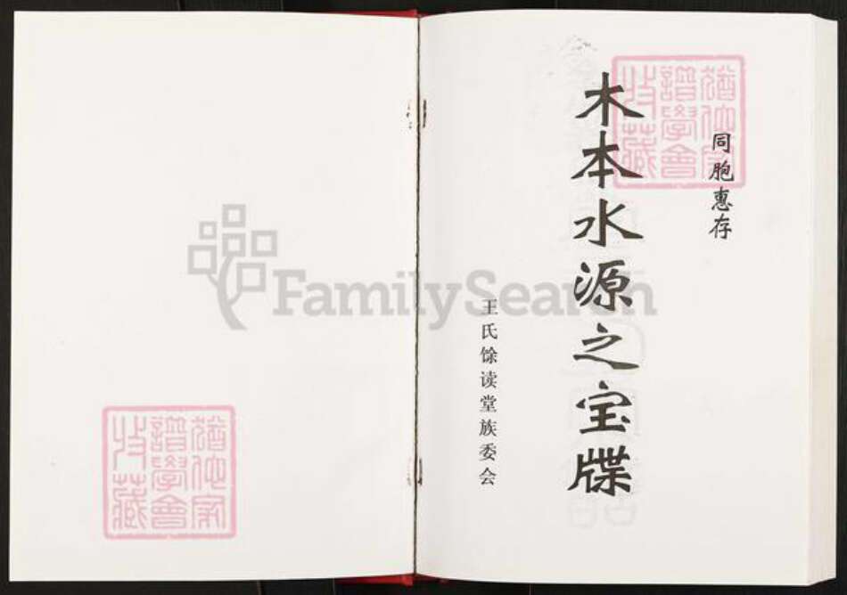 安徽省淮南市凤台县杨村镇王氏余读堂族谱-王氏家谱.pdf电子版预览图1