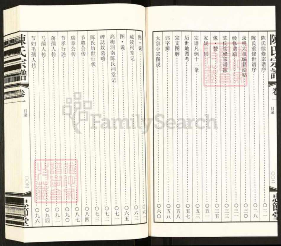 江苏省常州市武进县前黄镇陈氏忠节堂族谱-陈氏宗谱.pdf电子版预览图3