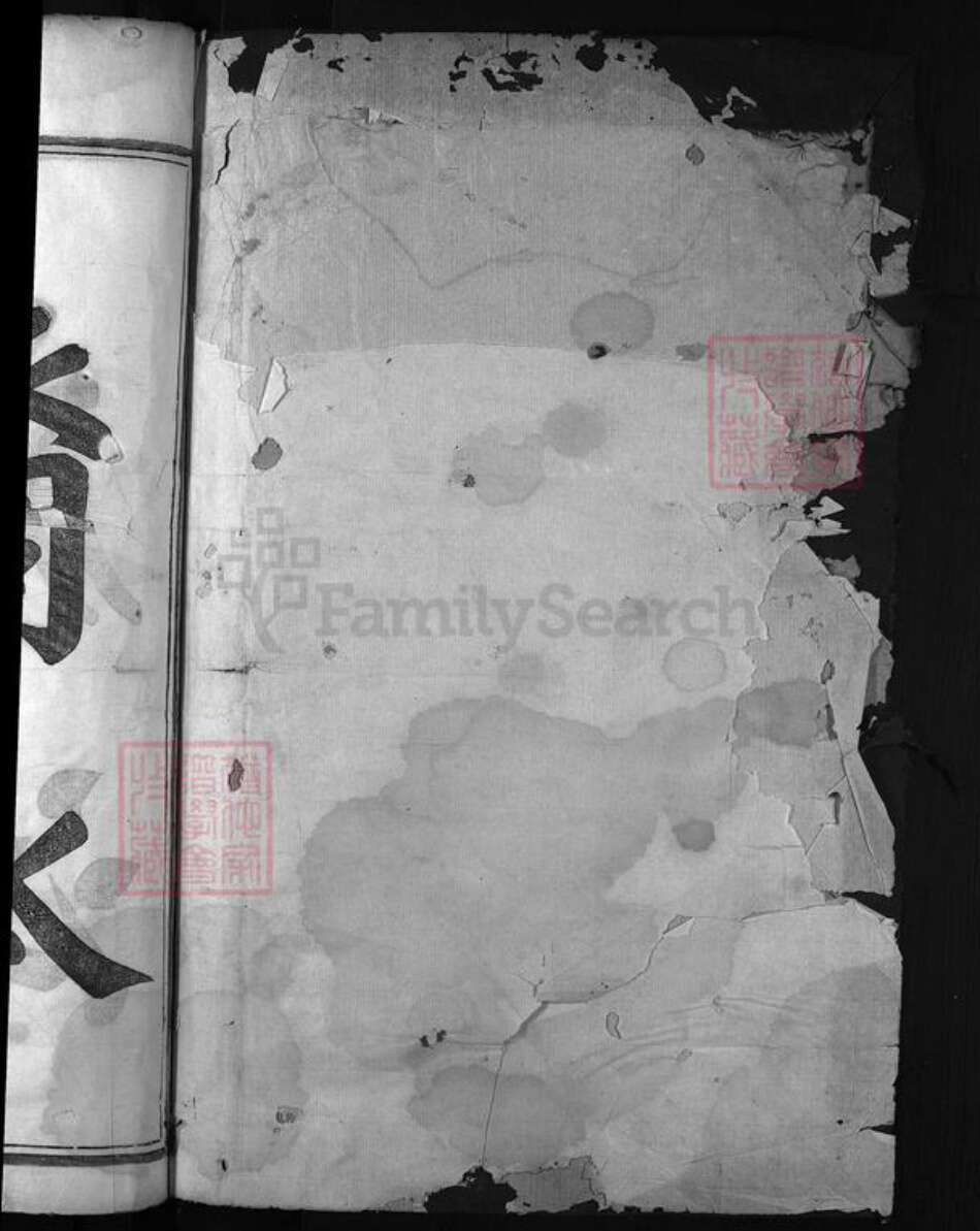 湖北省黄冈市红安县杏花乡何氏族谱-清水塘何氏宗谱 [残卷].pdf电子版预览图2