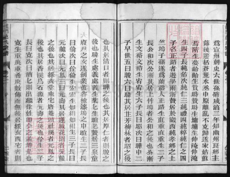 浙江省范氏族谱-龙门范氏宗谱 [3卷].pdf电子版预览图4