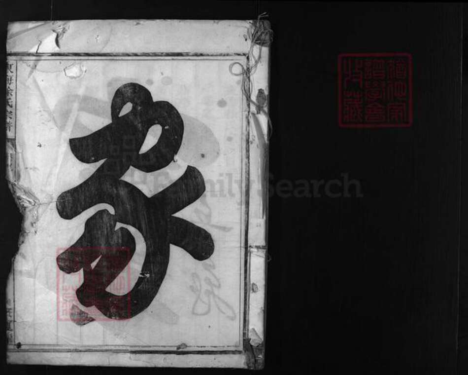 浙江省徐氏族谱-东海徐氏宗谱 [2卷].pdf电子版预览图1