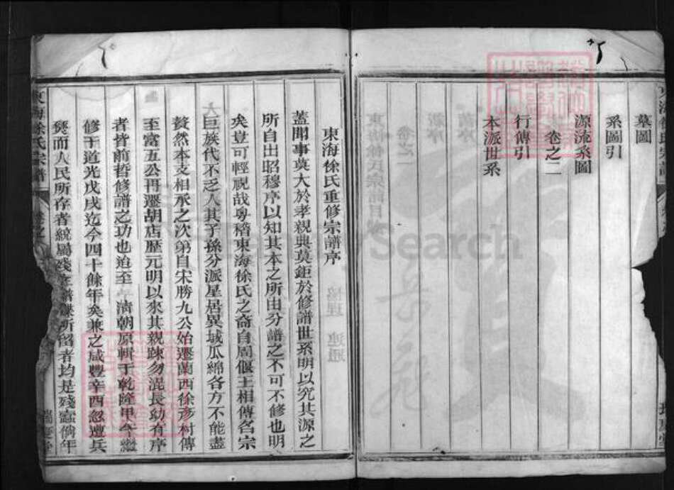 浙江省徐氏族谱-东海徐氏宗谱 [2卷].pdf电子版预览图3