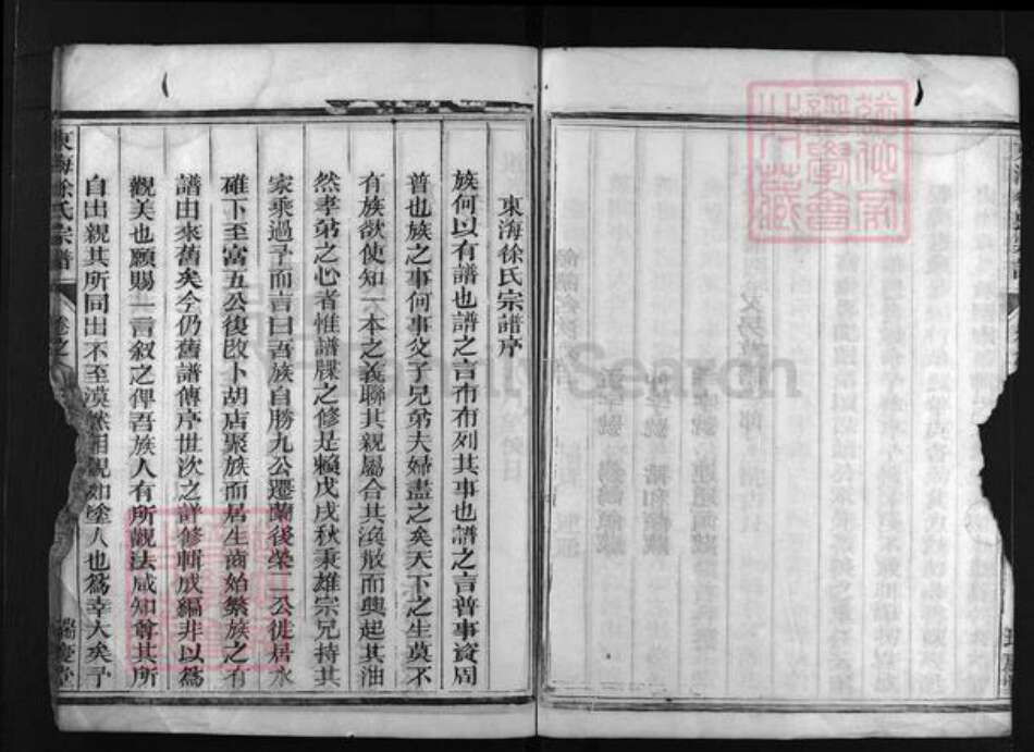 浙江省徐氏族谱-东海徐氏宗谱 [2卷].pdf电子版预览图5