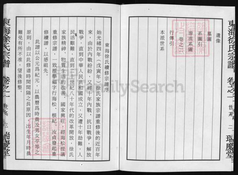 浙江省徐氏族谱-东海徐氏宗谱 [2卷].pdf电子版预览图5