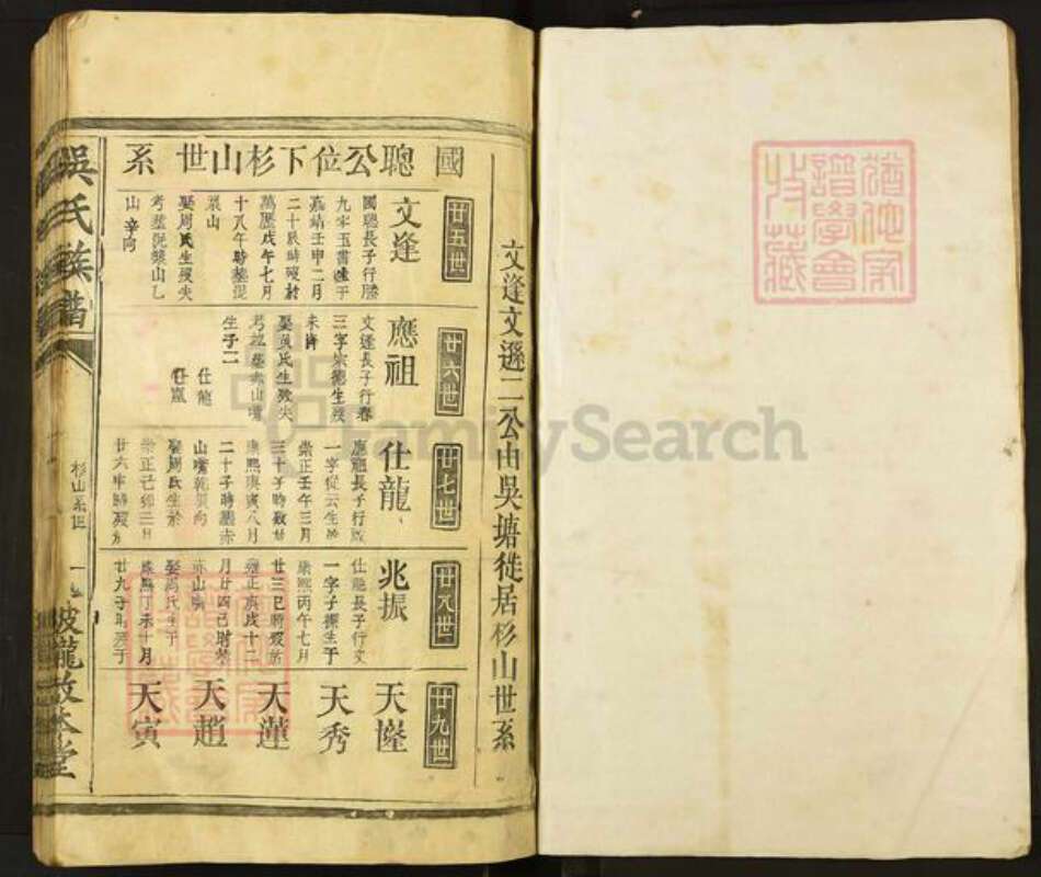 江西省宜春市丰城市张巷镇吴氏敦本堂族谱-吴氏族谱.pdf电子版预览图1