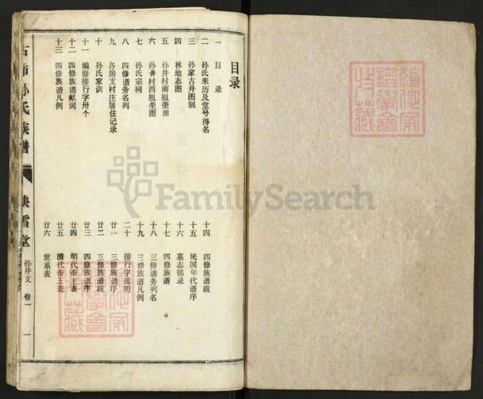 安徽省滁州市明光市孙氏族谱-古沛孙氏族谱.pdf电子版预览图1