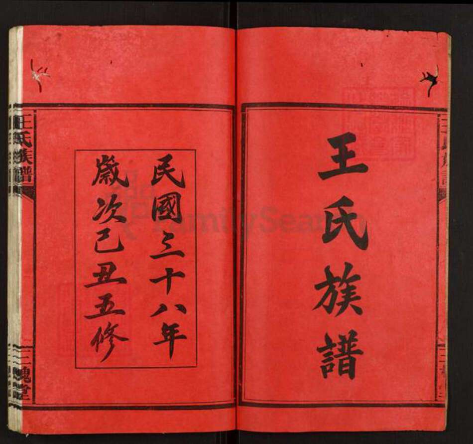 湖南省湘潭市湘乡市湘乡王氏族谱-王氏族谱.pdf电子版预览图1