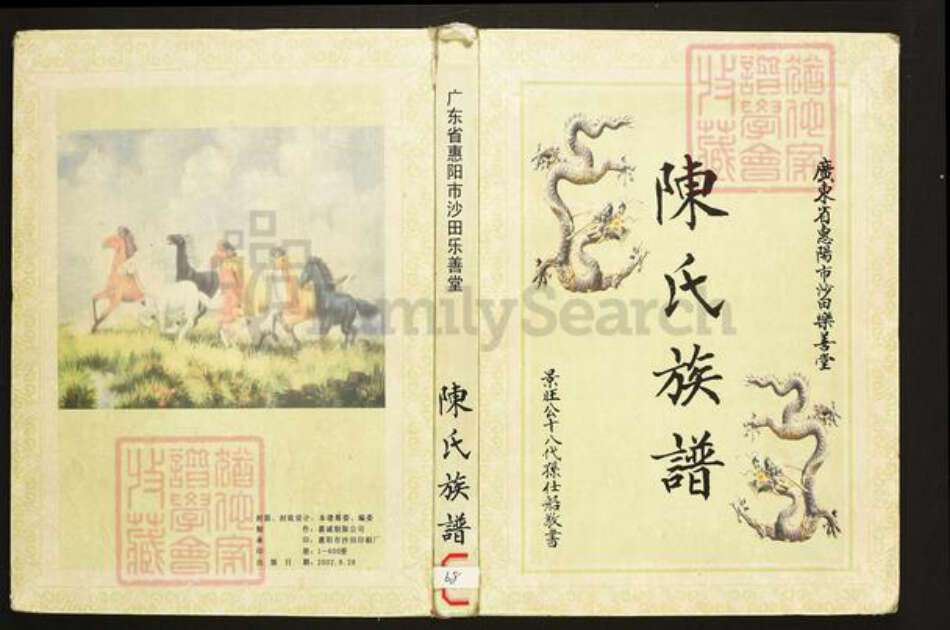 广东省惠州市惠阳区陈氏族谱-广东惠阳陈氏乐善堂族谱.pdf电子版缩略图