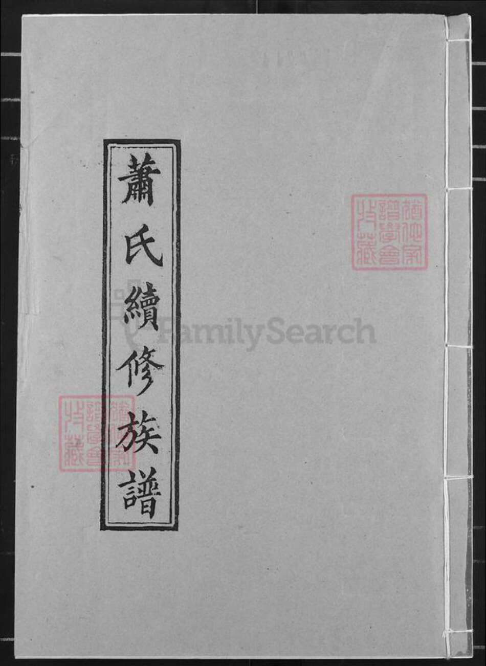 湖南省萧氏经术堂族谱-萧氏续修族谱.pdf电子版缩略图