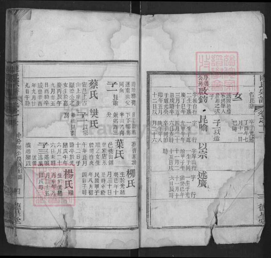 湖北省黄冈市红安县陈氏德星堂族谱-陈氏宗谱.pdf电子版预览图4