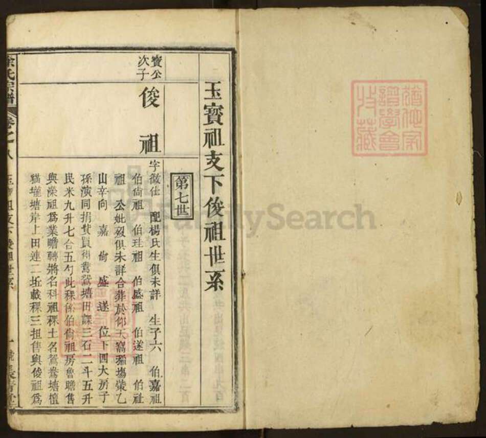 湖北省黄冈市红安县徐氏族谱-徐氏宗谱(长青堂).pdf电子版预览图1