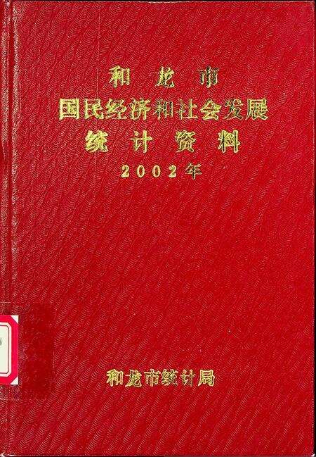 和龙市国民经济和社会发展统计资料2002年.pdf电子版_吉林省志缩略图