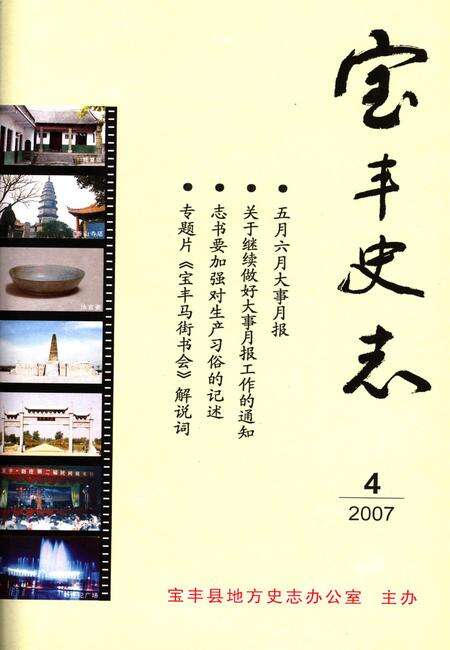 宝丰史志（2007年4月）.pdf电子版_河南省志缩略图