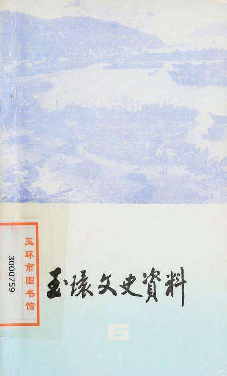 玉环文史资料 第六辑.pdf电子版_浙江省志缩略图
