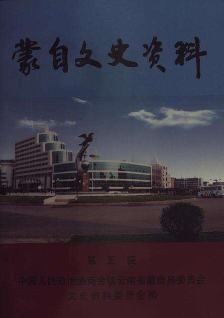 蒙自文史资料（第五辑）.pdf电子版_云南省志缩略图