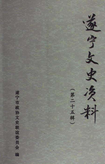 遂宁文史资料（第二十五辑）.pdf电子版_四川省志缩略图