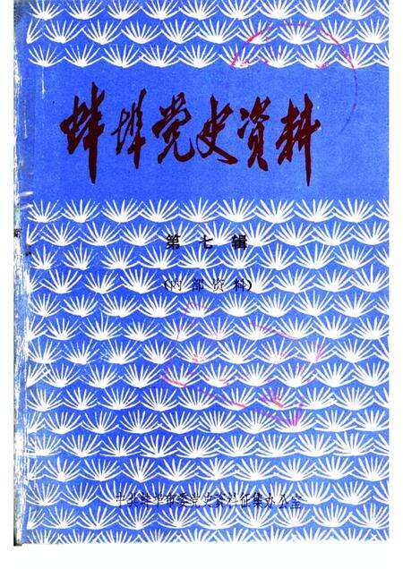 蚌埠党史资料  第7辑.pdf电子版_安徽省志缩略图