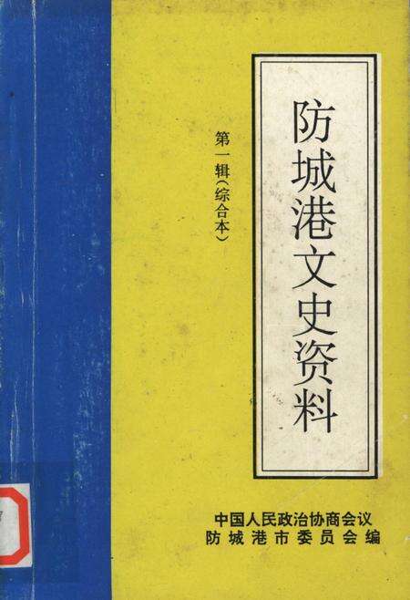 防城港文史资料．第一辑.pdf电子版_广西壮族自治区志缩略图