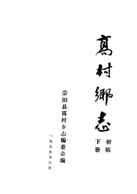 高村乡志  初稿  下.pdf电子版_河南省志缩略图