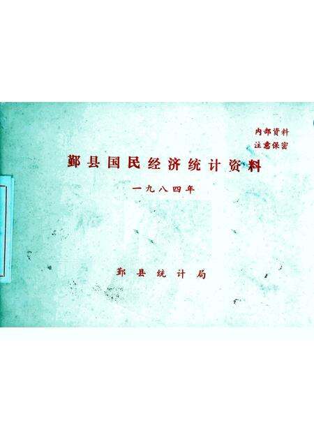 1984-鄞县国民经济统计资料  1984.pdf电子版_浙江省志缩略图