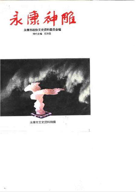 1995-永康市文史资料特辑  永康神雕.pdf电子版_浙江省志缩略图