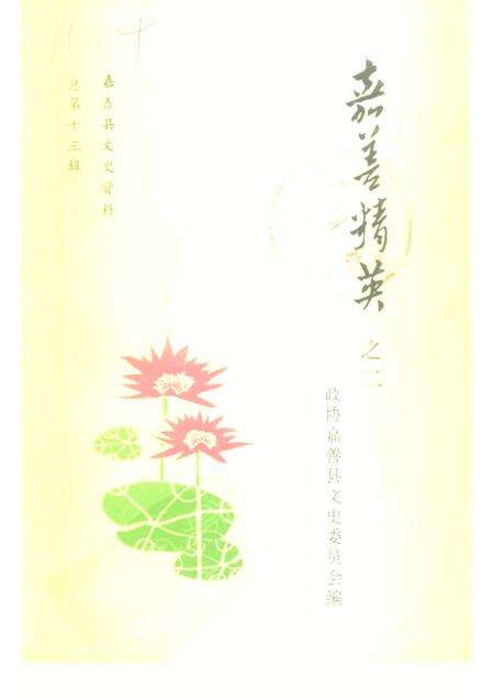 1998-嘉善县文史资料  总第13辑  嘉善精英之二.pdf电子版_浙江省志