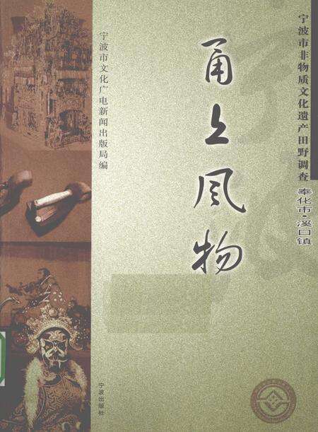 2009-甬上风物  宁波市非物质文化遗产田野调查  奉化市·溪口镇.pdf电子版_浙江省志缩略图