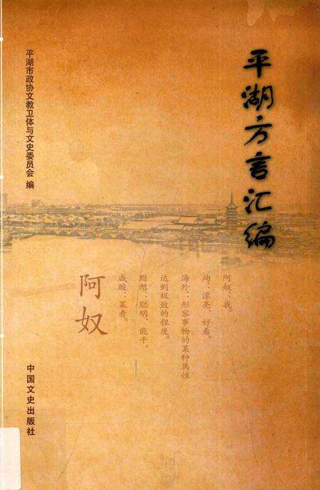 2014-平湖方言汇编.pdf电子版_浙江省志