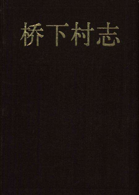 桥下村志-永康市桥下村志编纂委员会-1992.12.pdf电子版_浙江省志缩略图
