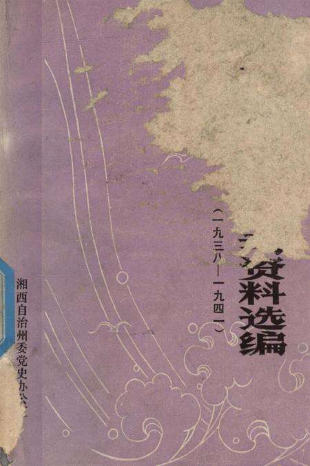 中共湘西工委活动资料选编（1938——1941）.pdf电子版_湖南省志缩略图
