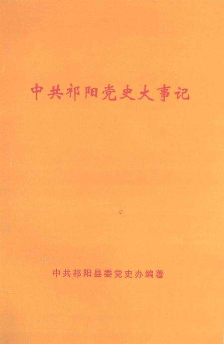 中共祁阳党史大事记.pdf电子版_湖南省志缩略图