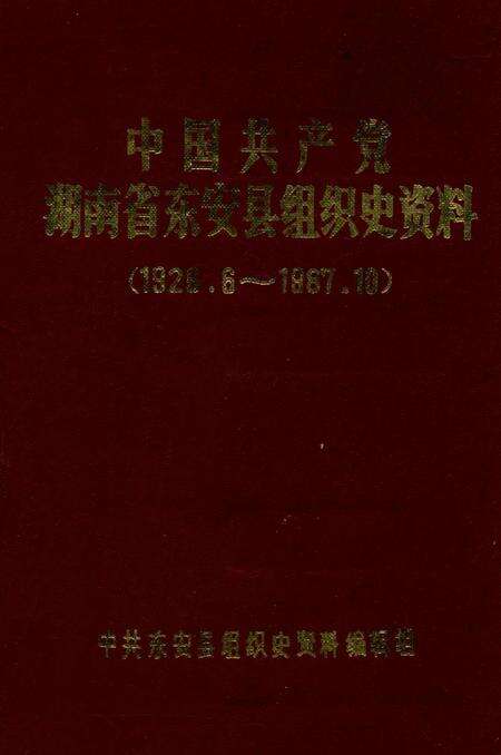 中国共产党湖南省东安县组织史资料.pdf电子版_湖南省志缩略图