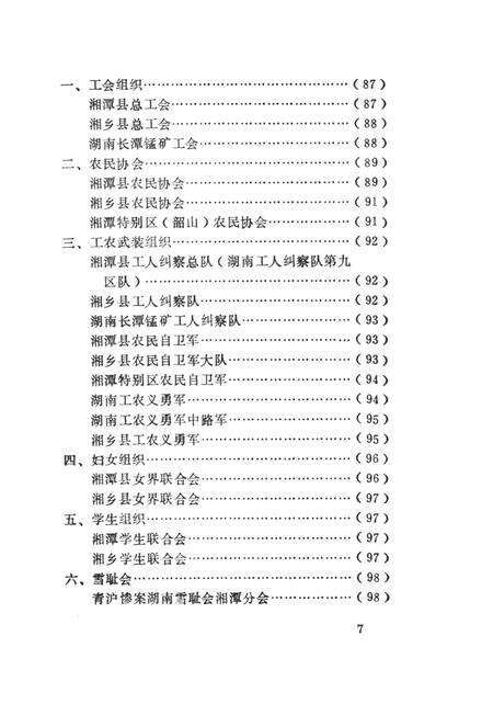 中国共产党湖南省湘潭市组织史资料（1921.7～1987.12）.pdf电子版_湖南省志缩略图