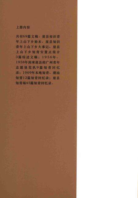 崖县知青史料专辑上册.pdf电子版_海南省志预览图1