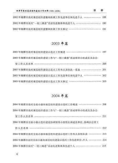 湘潭市农村基层组织建设工作回眸（1995～2005）.pdf电子版_湖南省志预览图1