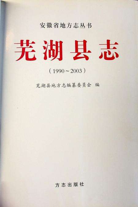 芜湖县志（1990-2003）.pdf电子版_安徽省志预览图1