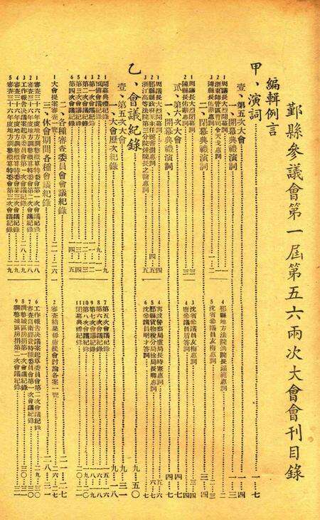 鄞县参议会第一届第五六两次大会会刊.pdf电子版_浙江省志预览图1