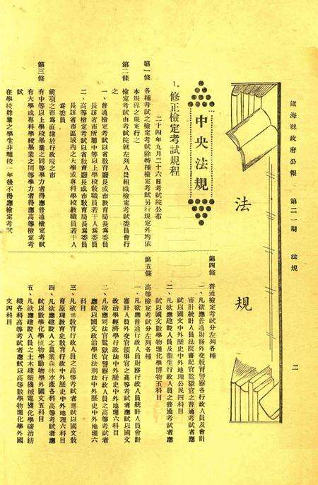 镇海县政府公报 [镇海县政府秘书室 编]-021期.pdf电子版_浙江省志预览图1