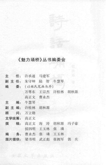 2008版魅力埇桥丛书  诗话埇桥.pdf电子版_安徽省志预览图1