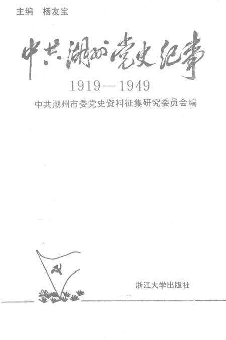 1992-中共湖州党史纪事.pdf电子版_浙江省志预览图1