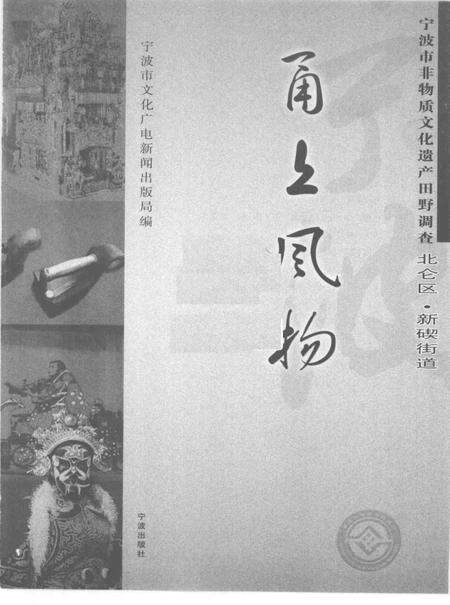 2009-甬上风物  宁波市非物质文化遗产田野调查  北仑区·新碶街道.pdf电子版_浙江省志预览图1