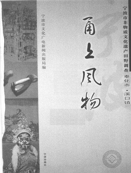 2009-甬上风物  宁波市非物质文化遗产田野调查  奉化市·溪口镇.pdf电子版_浙江省志预览图1