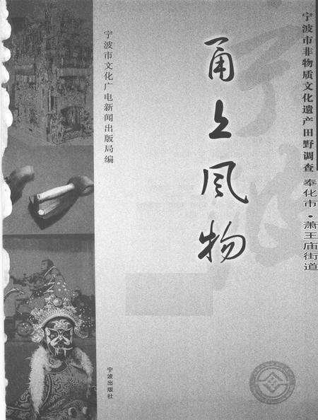 2009-甬上风物  宁波市非物质文化遗产田野调查  奉化市·萧王庙街道.pdf电子版_浙江省志预览图1