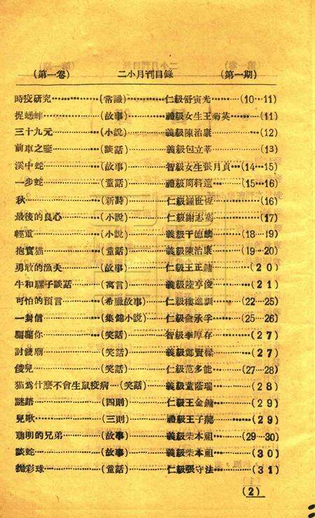 二小月刊-第一卷第一期.pdf电子版_浙江省志预览图2