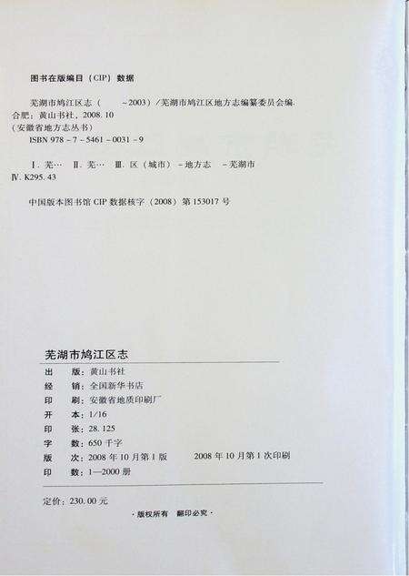 芜湖市鸠江区志（-2003）.pdf电子版_安徽省志预览图2