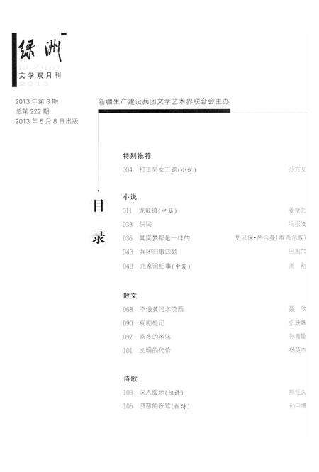 新疆绿洲2013年第03期.pdf电子版_新疆维吾尔族自治区志预览图3
