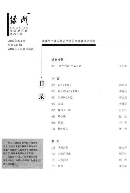 新疆绿洲2016年第04期.pdf电子版_新疆维吾尔族自治区志预览图3