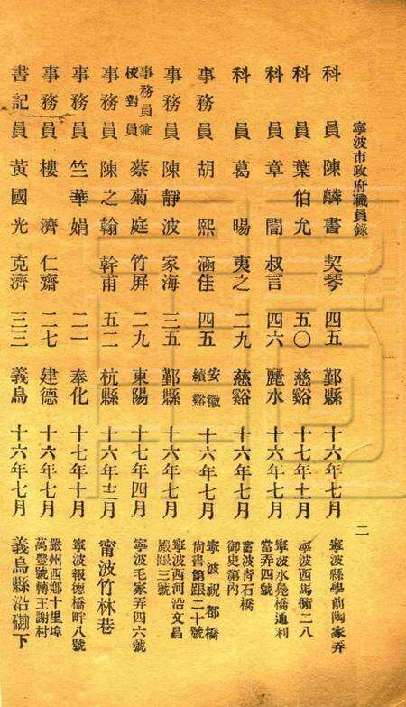 宁波市政府职员录.pdf电子版_浙江省志预览图3