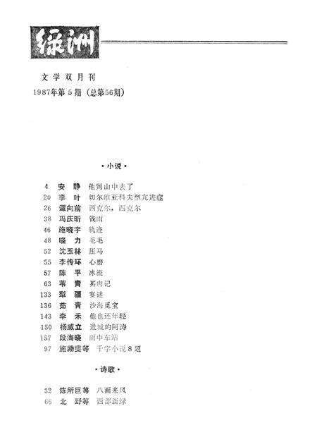 新疆绿洲1987年第05期.pdf电子版_新疆维吾尔族自治区志预览图3